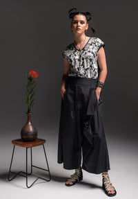 Asha Pants Black Supima Cotton