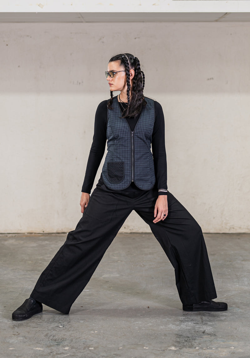 Helen Pant Japanese textured suiting