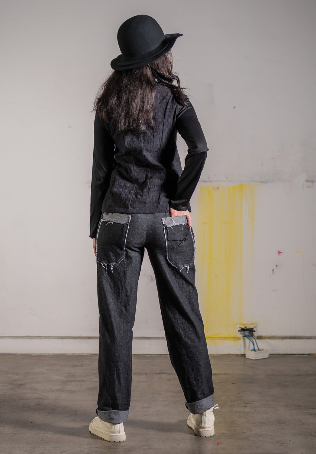 Hilda Pant Japanese Black Denim