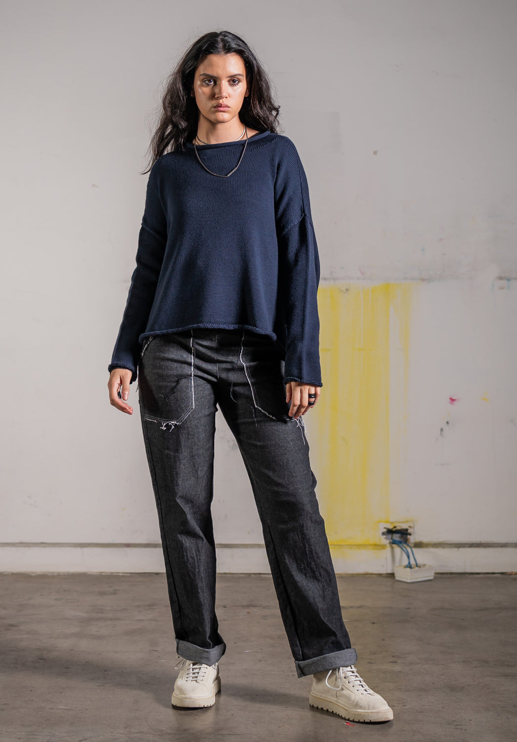 Hilda Pant Japanese Black Denim