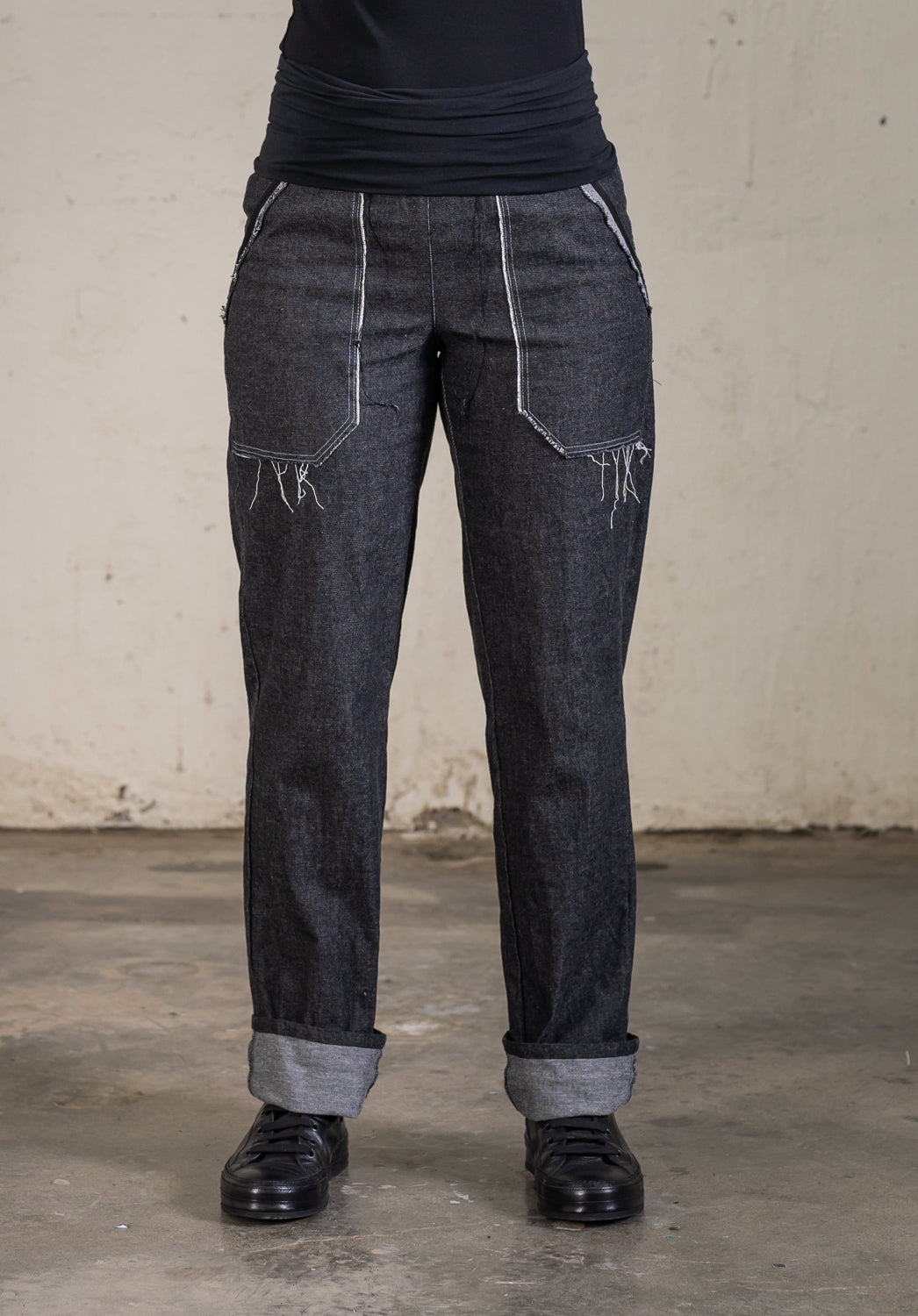 Hilda Pant Japanese Black Denim