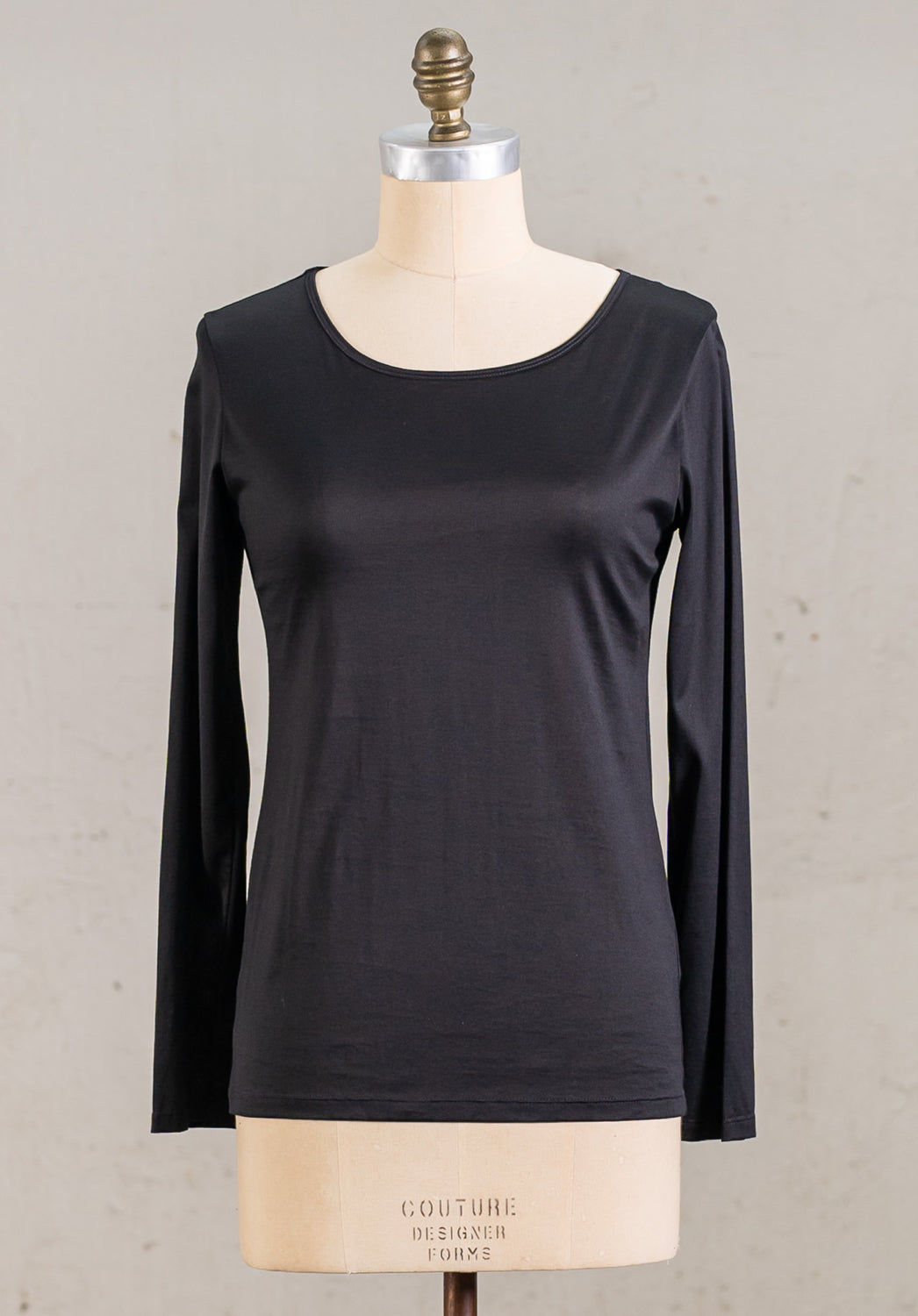 Lori Top Black Supima Cotton