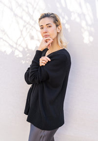 ethical wool cardigan, merino wool tops australia