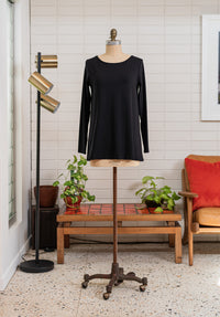 Lynne tunic black bamboo