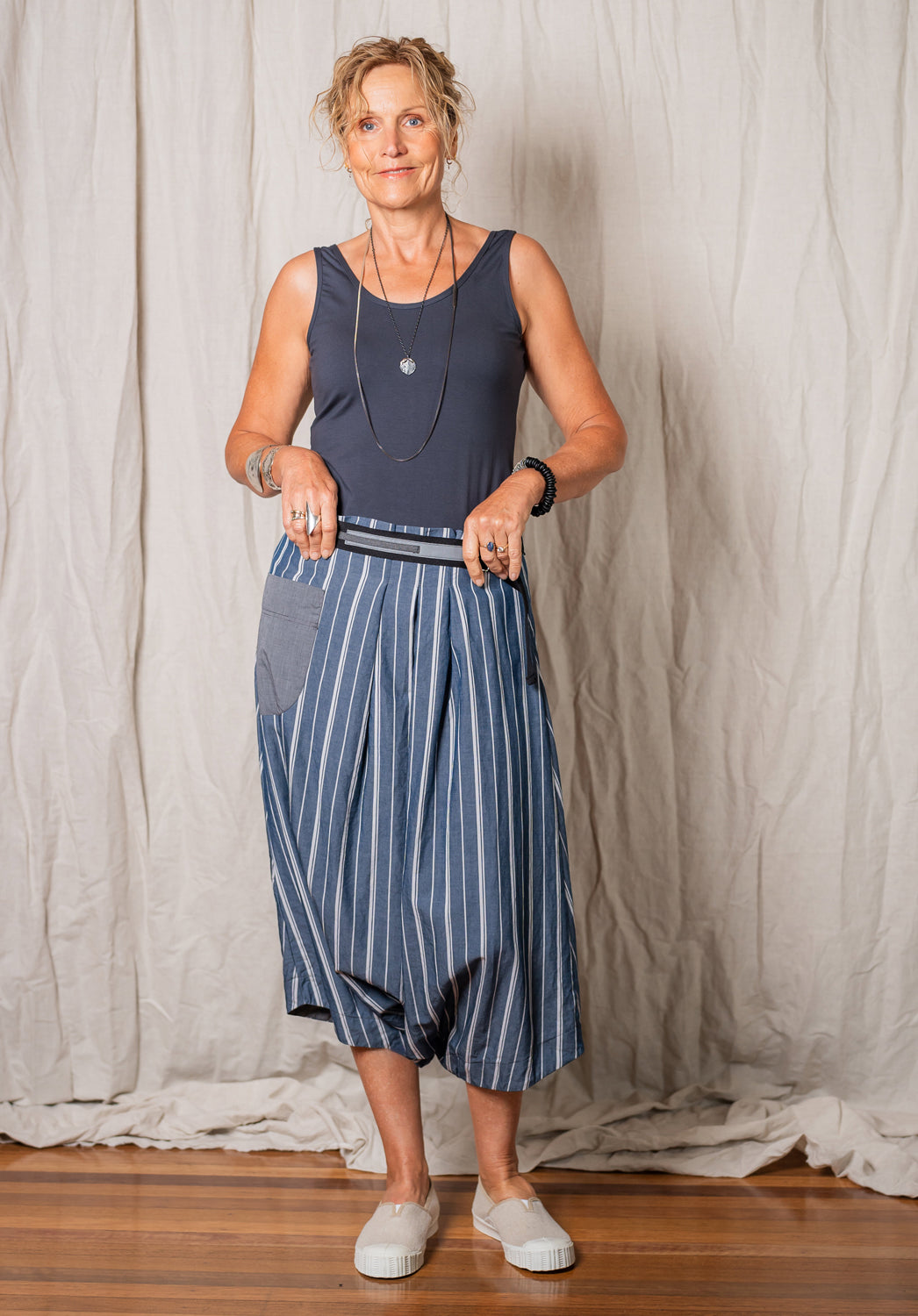 Portulaca Skirt/Pants stripe