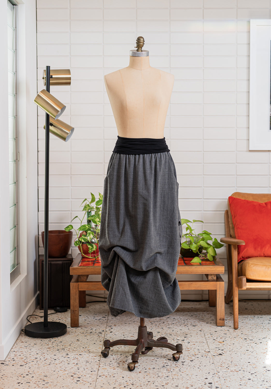 Trove skirt Italian wool Australian made clothing brands online Sustainable Fashion