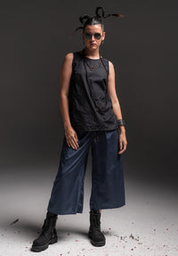 Whisper Culottes Ink Japanese Cotton