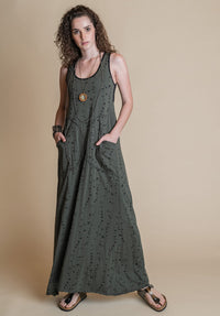 funky green dresses, australian made clothes