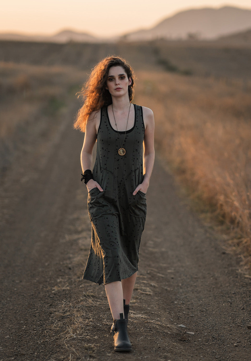 ecofriendly clothing, green dresses australian made, 100% made in australia