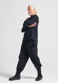 sustainable pants, designer cotton clothing