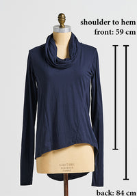 Almeda top indigo