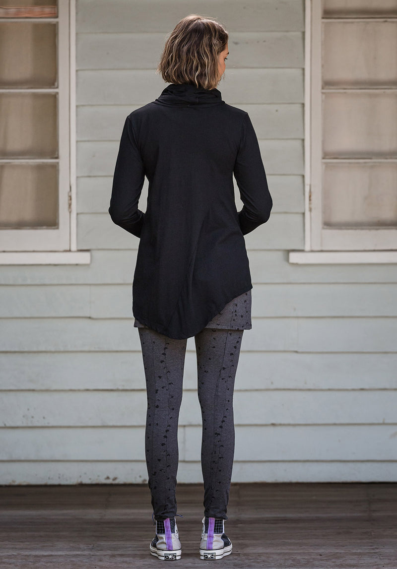 Lara long legging marle print  Australian Made Ethical Fashion