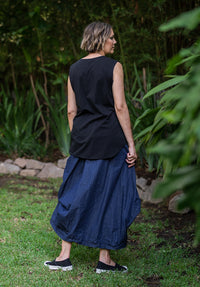 Willow skirt organic cotton denim