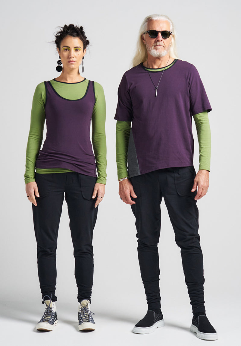 unisex funky fashion, eco clothing line, australian fashion designer