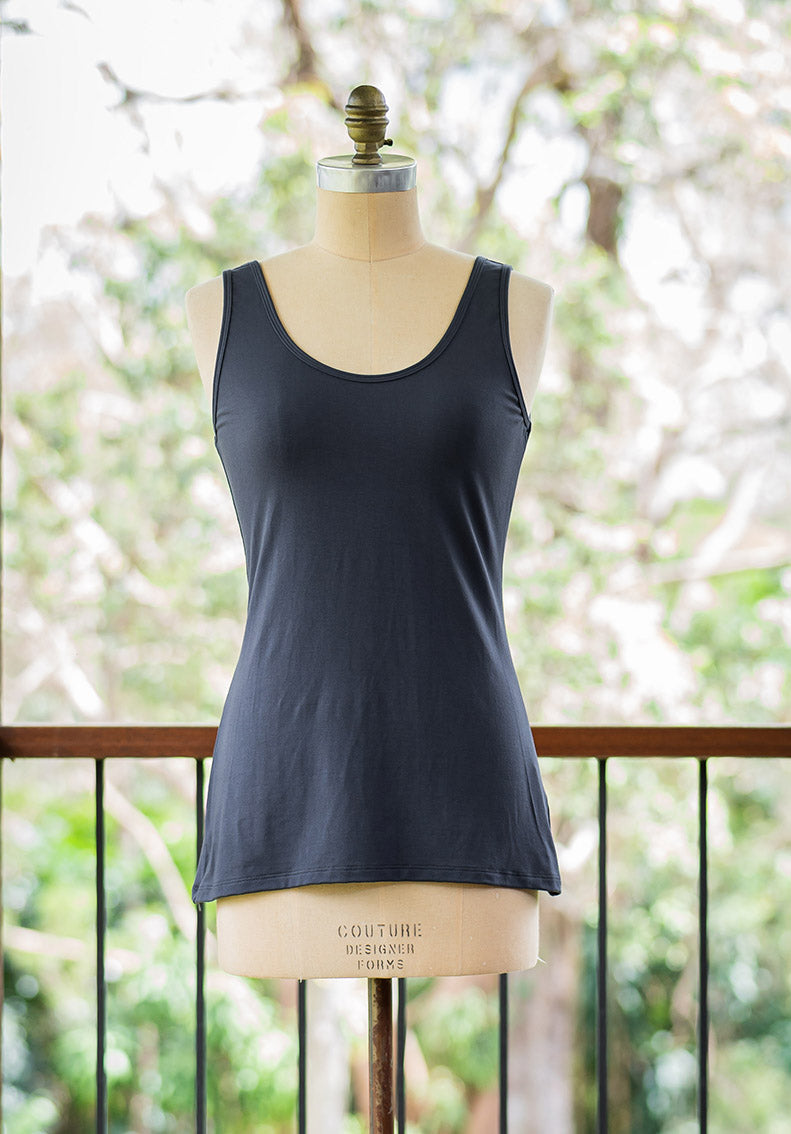 bamboo singlet, ladies singlets, australian clothing brand