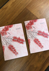 Bottle Blush - A5 Notebook (Set of 2)