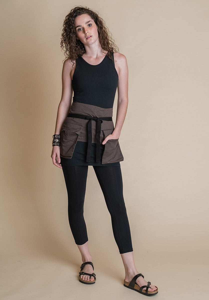 Lara 7 8 leggings black sustainable activewear Australia Sustainable Fashion