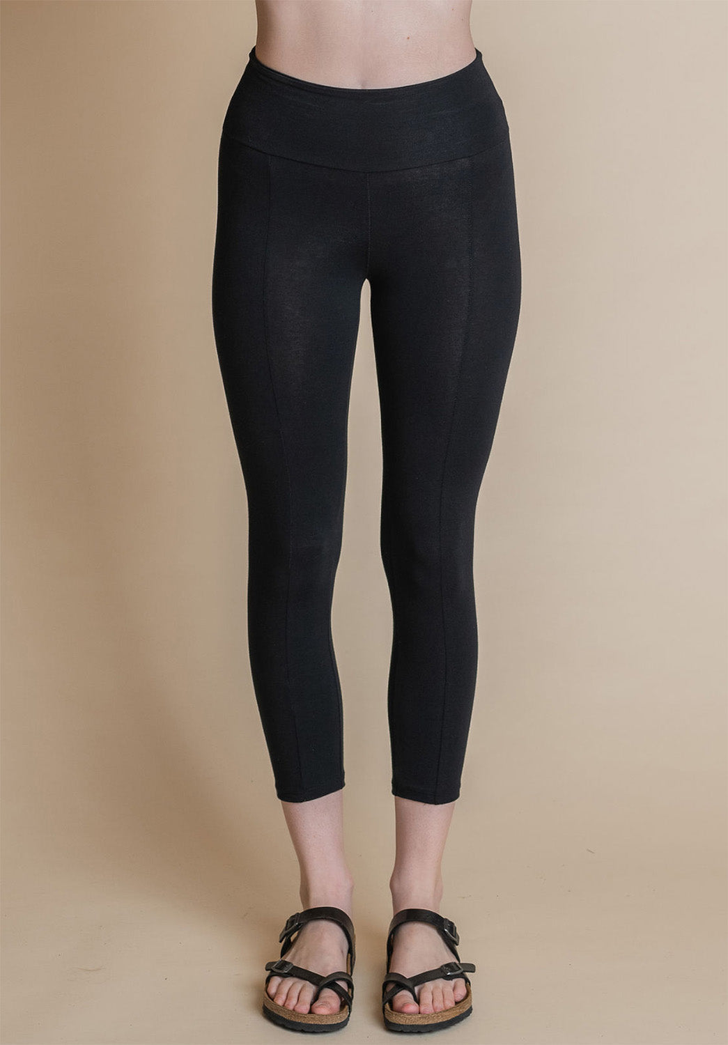 Lara 7 8 leggings black sustainable activewear Australia Sustainable Fashion