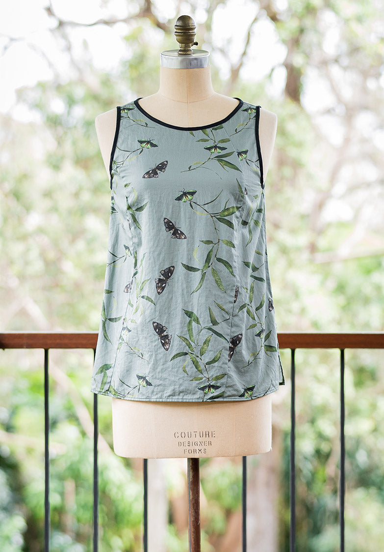 Monarch top light Paperwings print