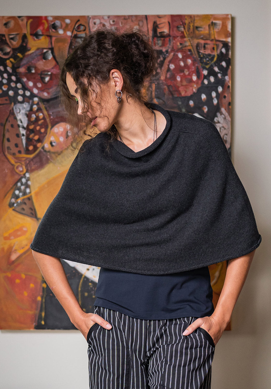 cotton sweaters, australian made poncho, womens fashion australia