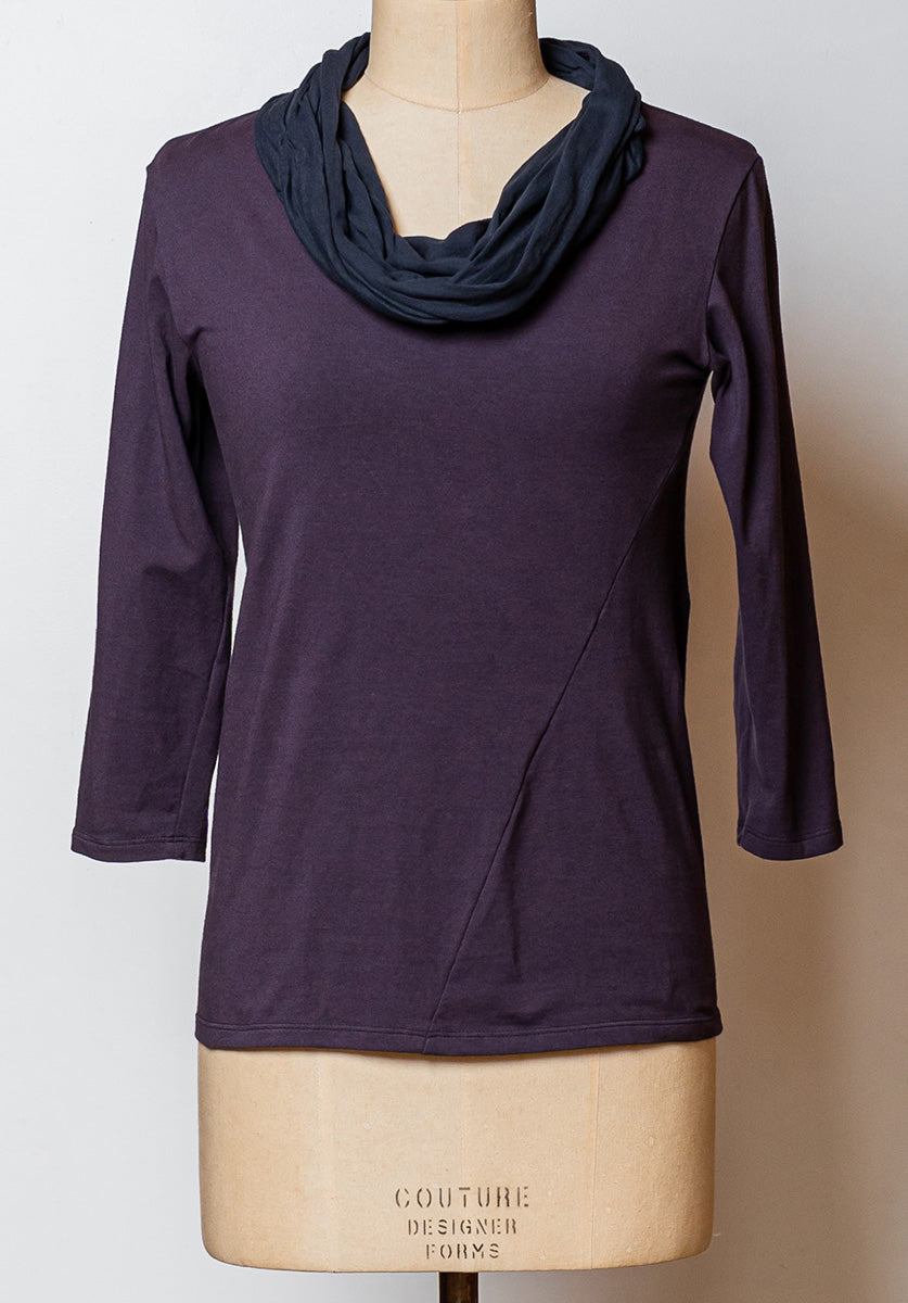 Robin top grape/indigo