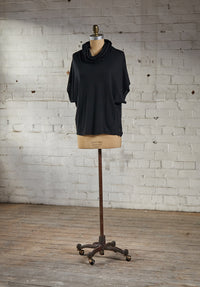 cowl neck wool top, Australian made woolen clothes