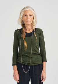 green cotton top, womens cotton clothing online au