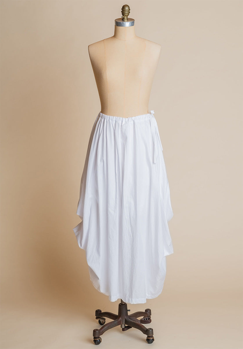 Willow skirt white cotton