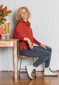 merino fashion online Australia, grey pants, wool loungewear