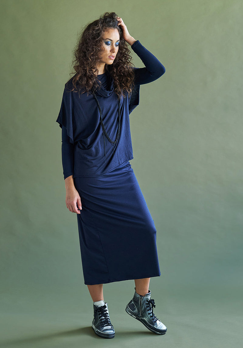 slow fashion brands, eco friendly clothes, merino skirt